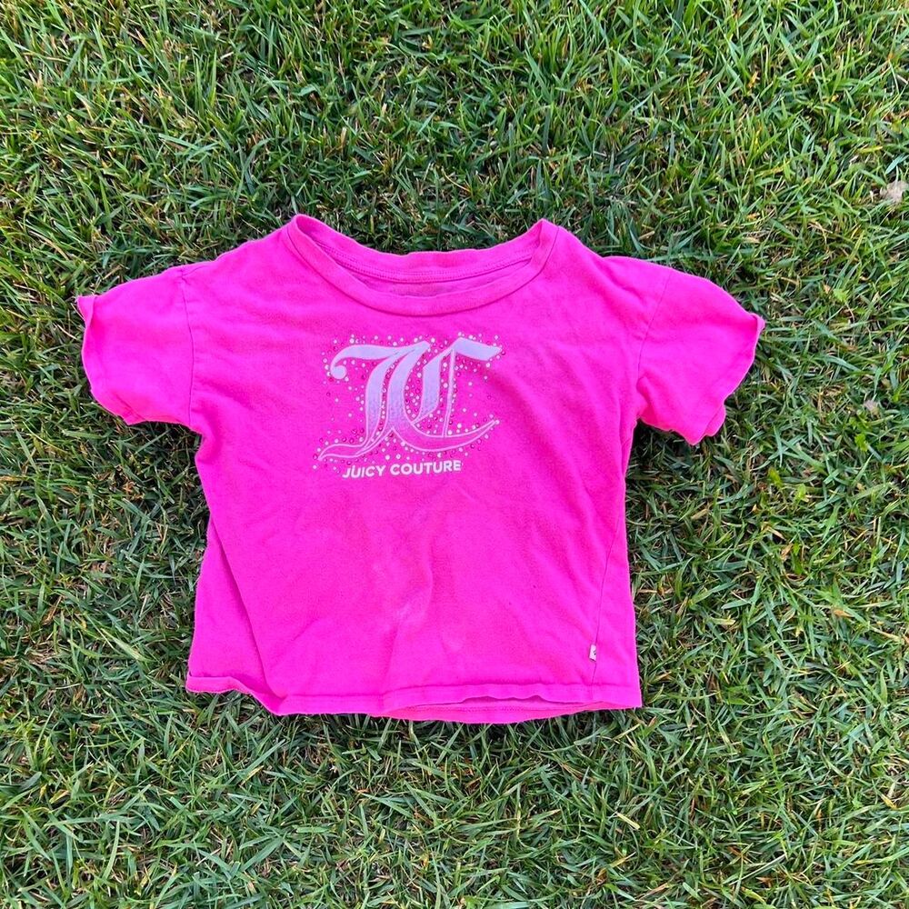Juicy Couture y2k bedazzled top women’s size L Large